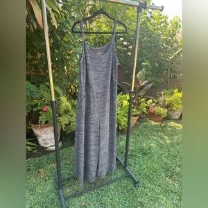 Torrid Charcoal Maxi Dress Smoke Free Home Adjustable Straps and also w/Pockets